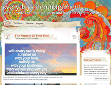 Tablet Screenshot of everydayencouragement.org